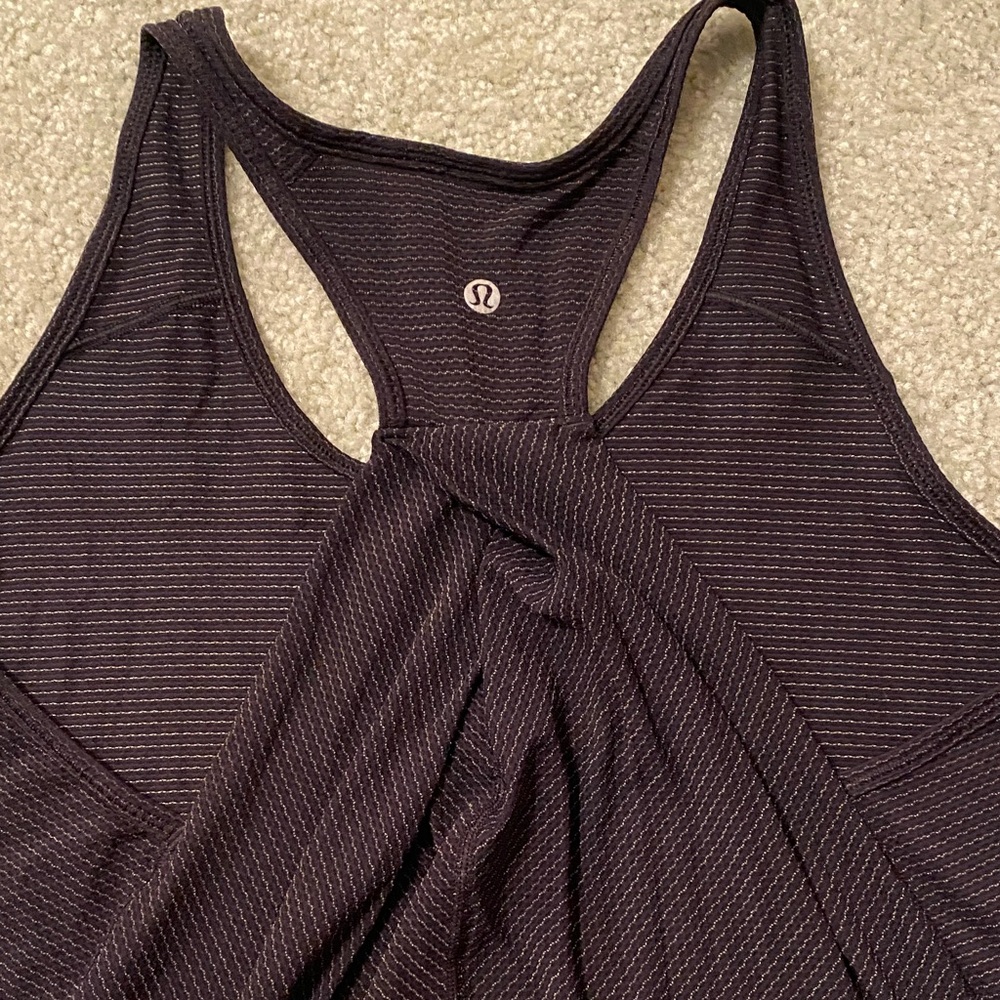 Lululemon striped tank top